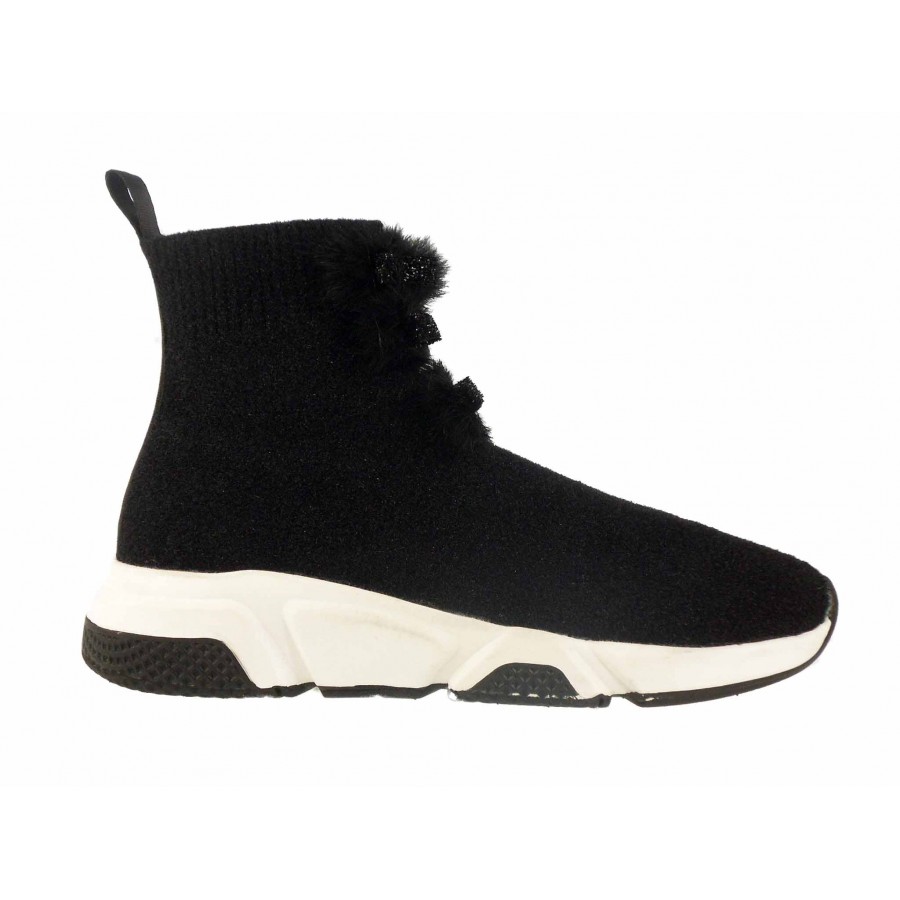 Basket montantes- Coco&Abricot- V1288A-noir-Badger