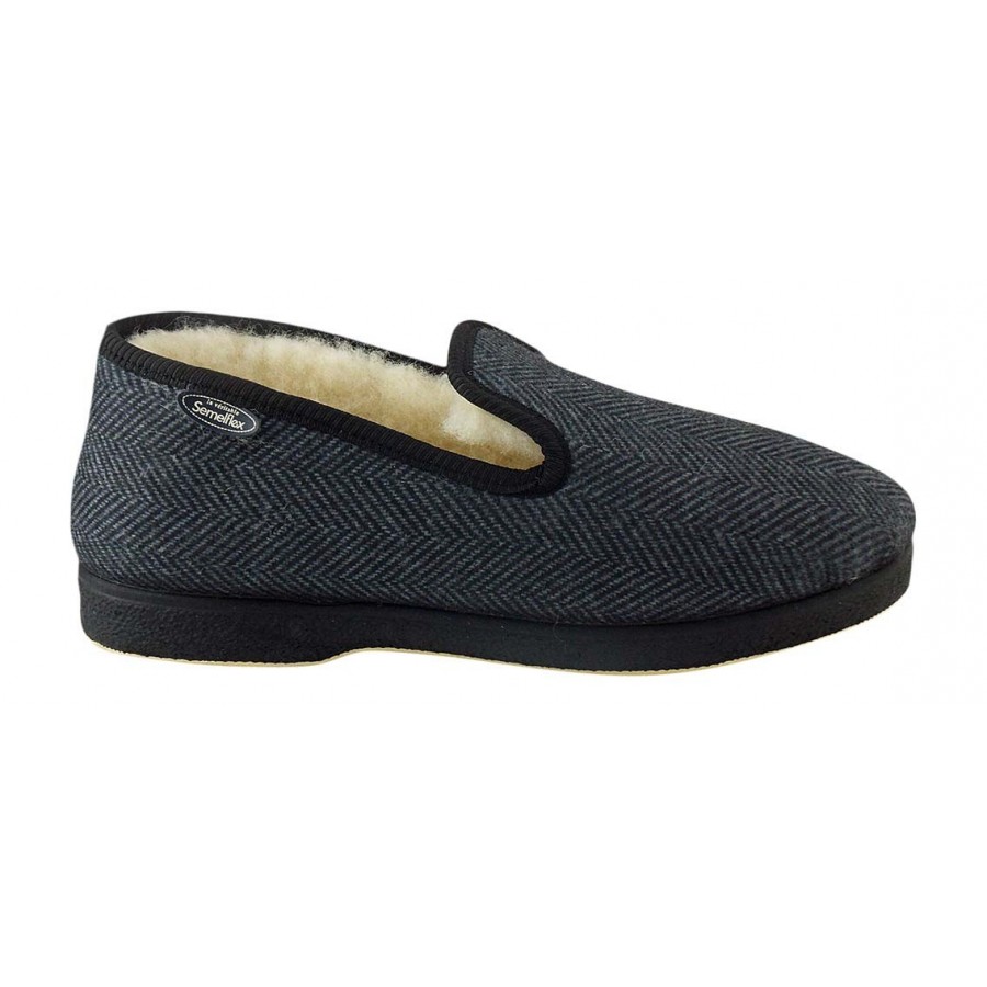 charentaises Semelflex-Calodidier-Bleu