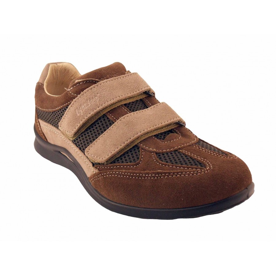 Chaussures scratch Grisport-8407-Taupe