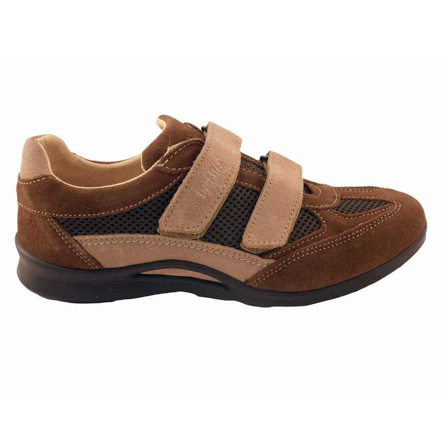 Chaussures scratch Grisport-8407-Taupe