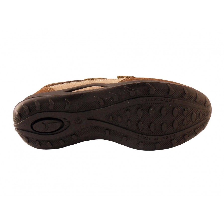 Chaussures scratch Grisport-8407-Taupe