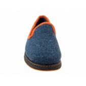 Chausson homme Semelflex-Super Ruben-Marine