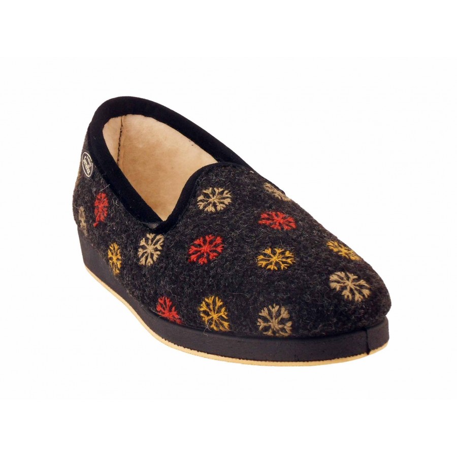 Chausson femme Semelflex-Calolydie-2 coloris