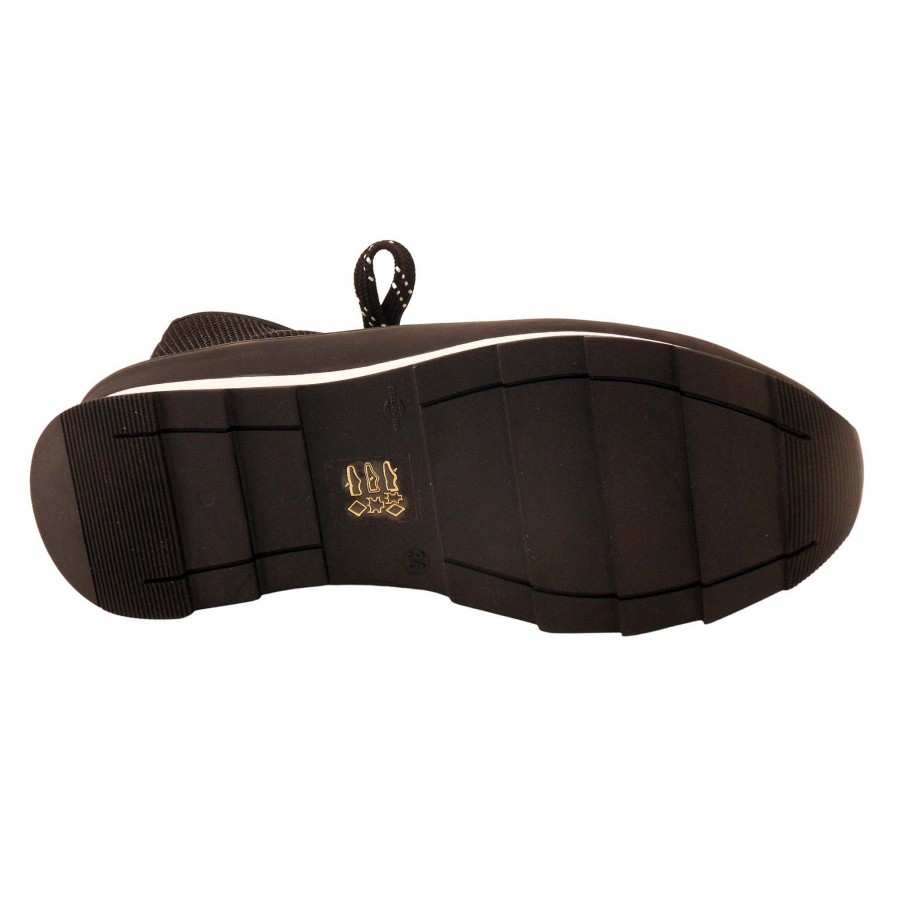 Basket cuir Rosemetal-Frasne-H0684O-Noir Or