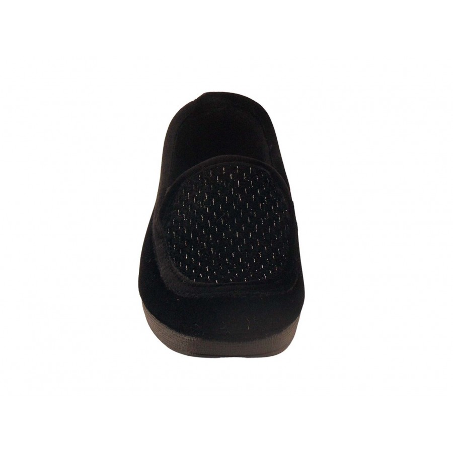 Chausson femme Soir et Matin-Diapason-Noir