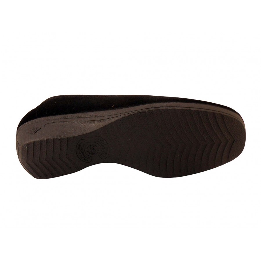 Chausson femme Soir et Matin-Diapason-Noir