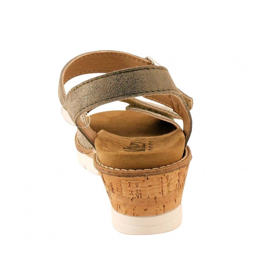 Sandale Altex Lauriane-Kaki croco